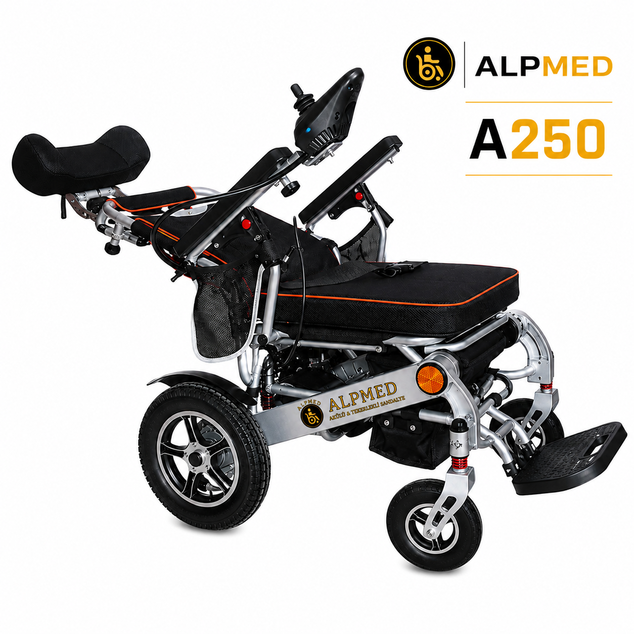 ALPMED A250 Akülü Tekerlekli Sandalye | Lityum Bataryalı Hafif Model | İzmir